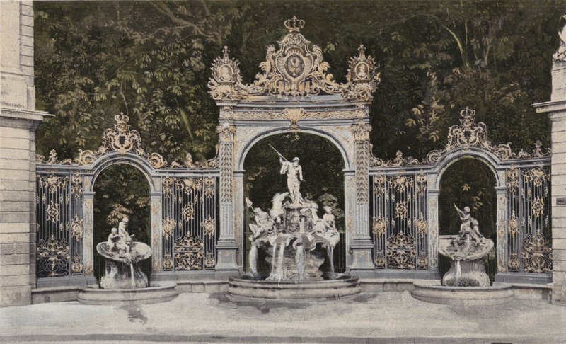 Nancy, Plaza Stanislas, Fuente de Neptuno de French Photographer