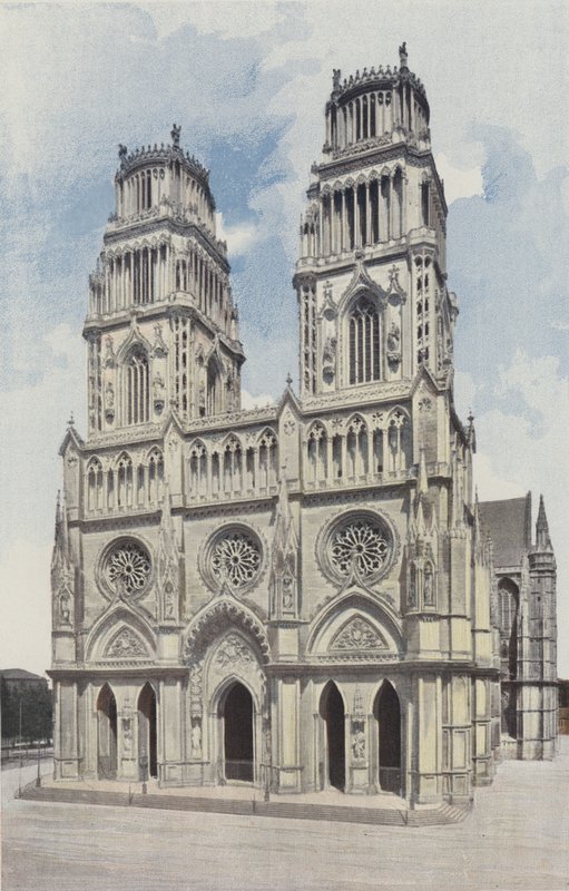 Orleans, Catedral de Sainte-Croix, Fachada oeste de French Photographer