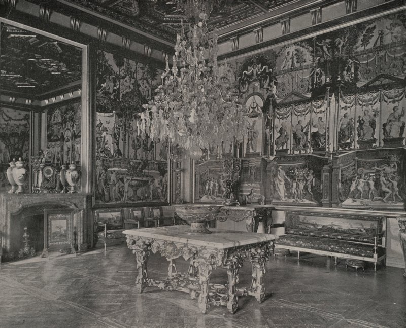 Palacio de Fontainebleau, Salón de Recepción de French Photographer
