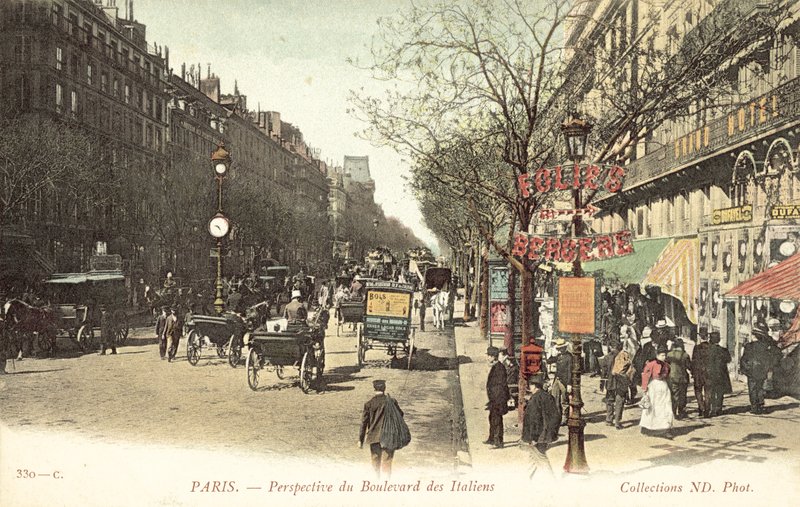 París, Boulevard des Italiens de French Photographer