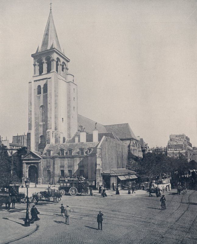París: Iglesia de Saint Germain-des-Prés de French Photographer