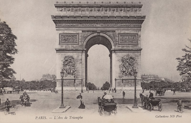 París, El Arco de Triunfo de French Photographer