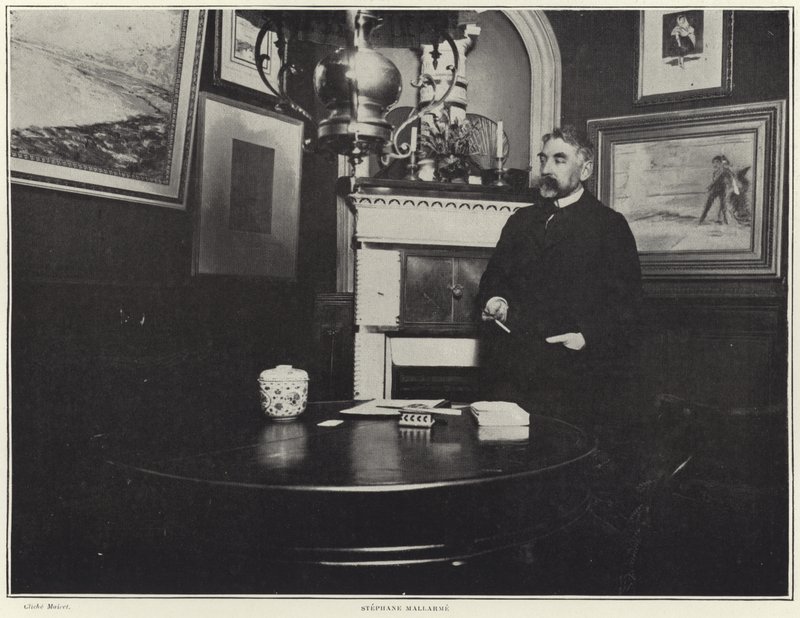 Retrato de Stephane Mallarme de French Photographer