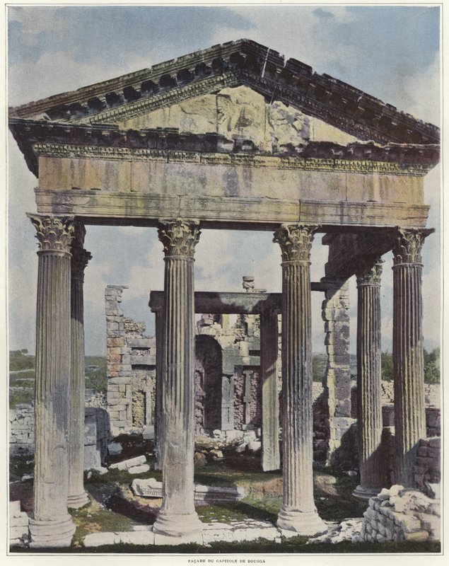 El Capitolio en Dougga de French Photographer