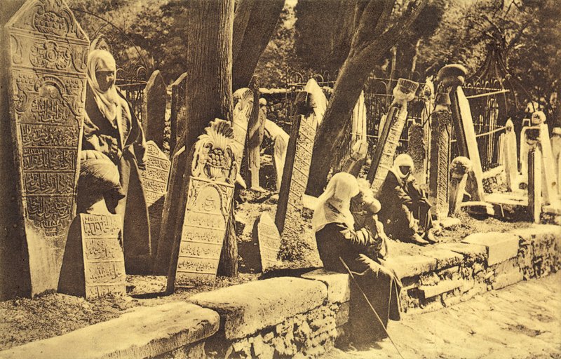 Cementerio turco, Estambul de French Photographer