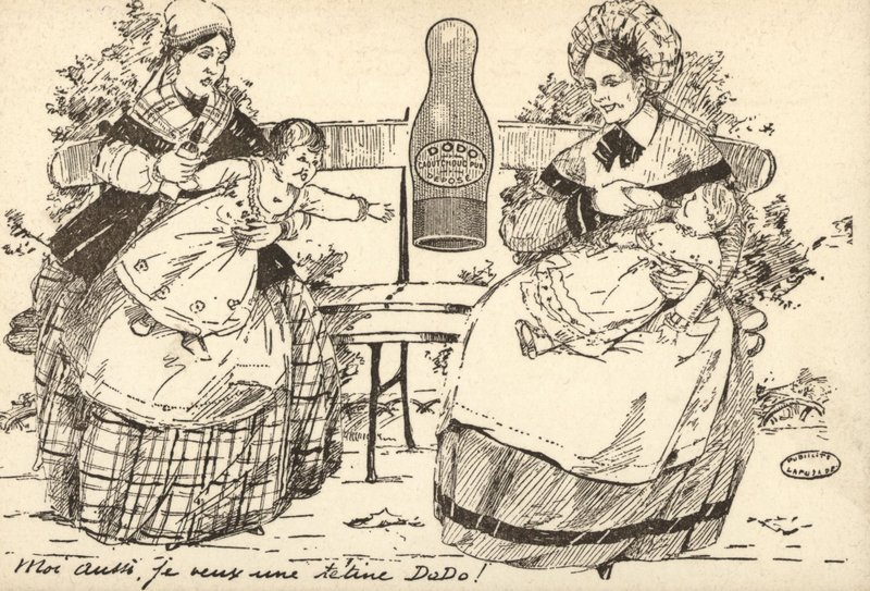 Anuncio de un biberón de French School