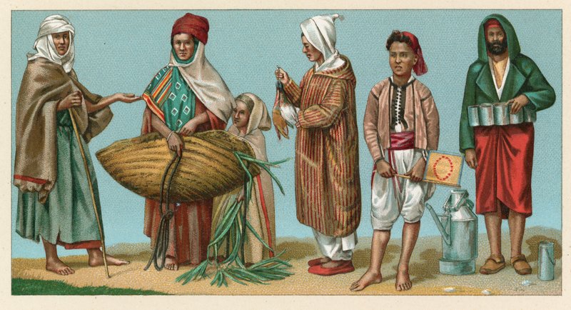 Traje africano de French School