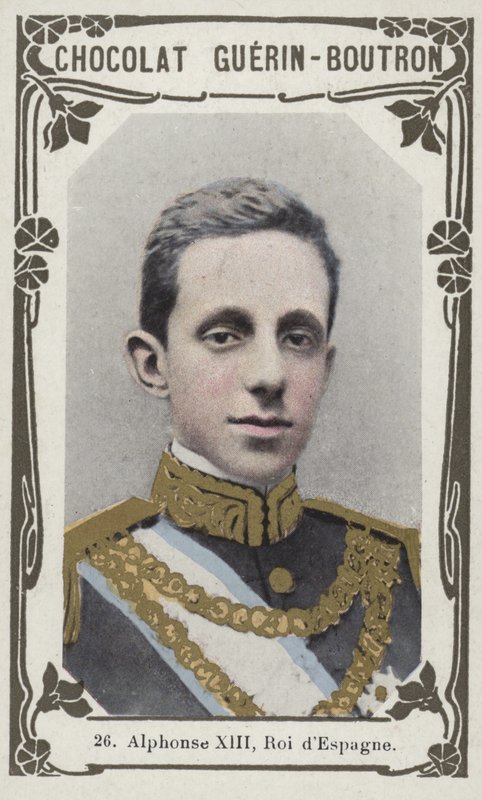 Alfonso XIII, Rey de España de French School