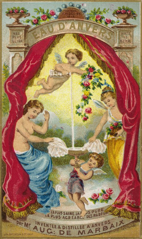 Ángeles y Querubines Vertiendo Agua de French School