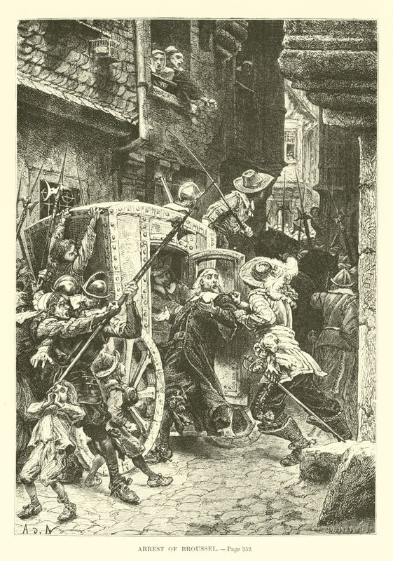 Arresto de Broussel de French School