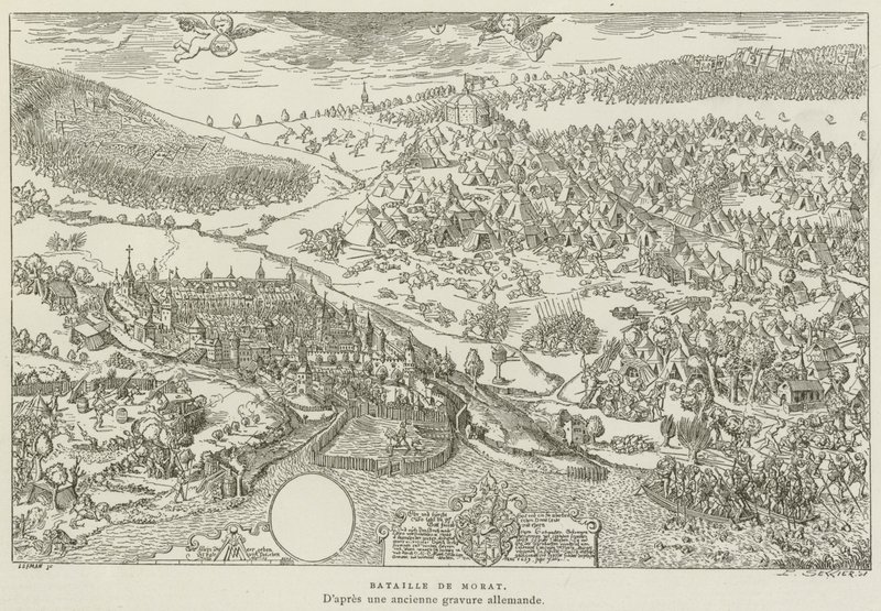 Batalla de Morat de French School