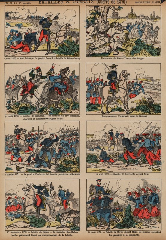 Batallas de la Guerra Franco-Prusiana de French School
