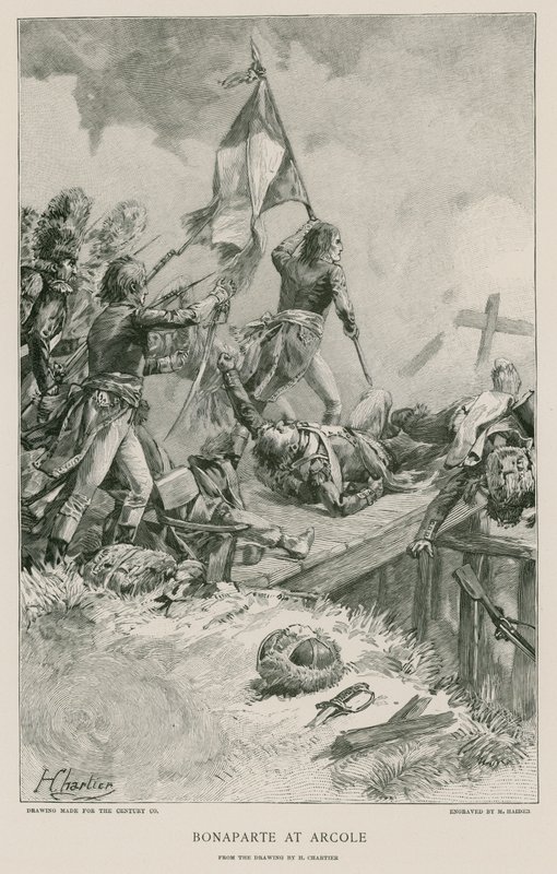 Bonaparte en Arcole de French School