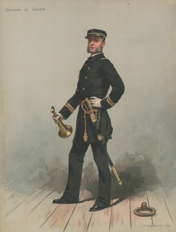 Capitán de fragata de French School