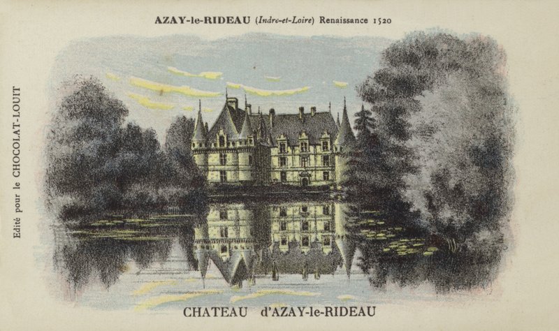 Castillo de Azay-le-Rideau, Azay-le-Rideau, Indre y Loira de French School