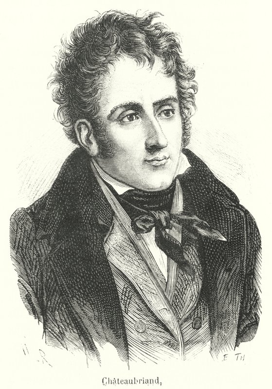 Chateaubriand (grabado) de French School
