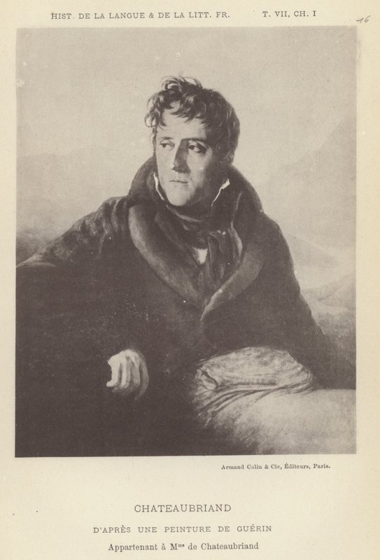 Chateaubriand (litografía) de French School