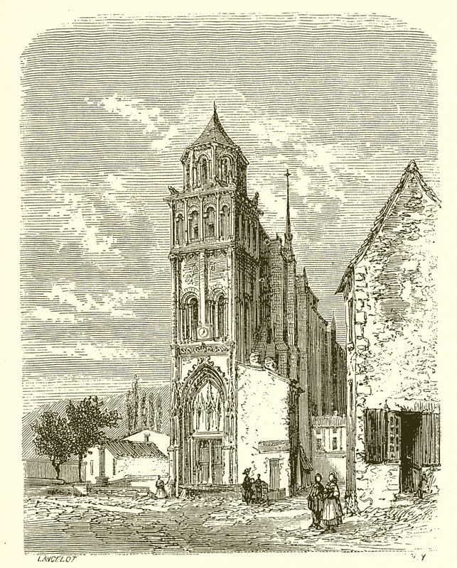 Iglesia de Santa Radegunda en Poitiers de French School