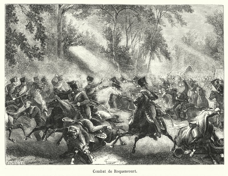 Combate de Roquencourt de French School