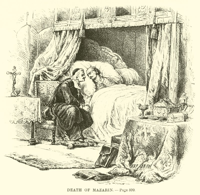 Muerte de Mazarino de French School