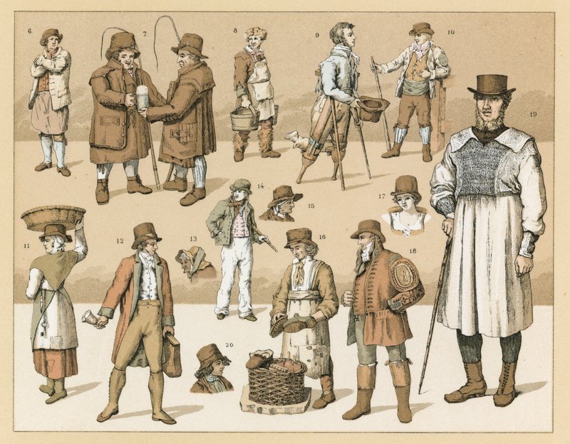 Traje de Inglaterra de French School