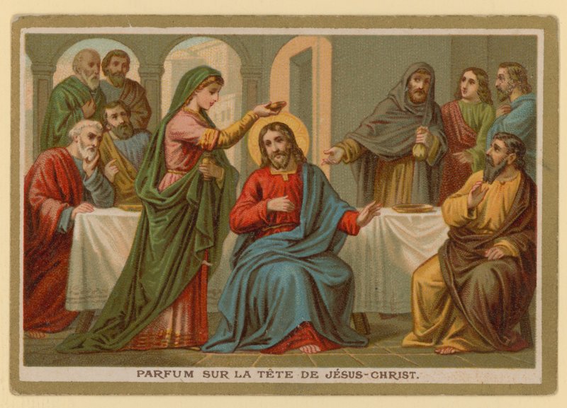 Episodio de la vida de Jesucristo (cromolito) de French School