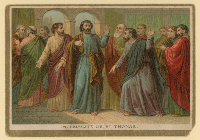 Episodio de la vida de Jesucristo (cromolito) de French School