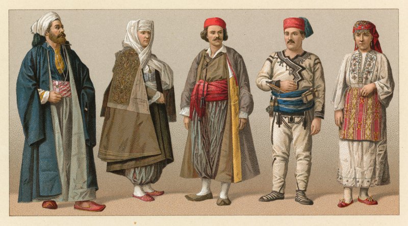 Traje de Turquía Europea de French School
