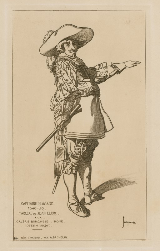 Capitán flamenco, 1640-50 de French School