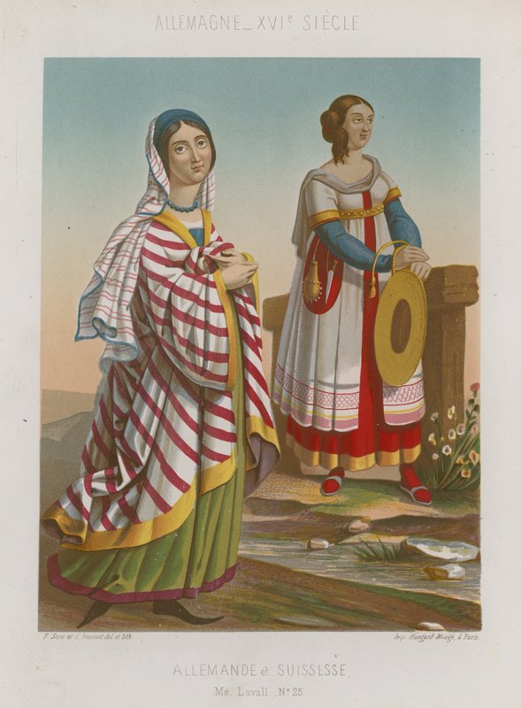 Mujeres alemanas y suizas de French School