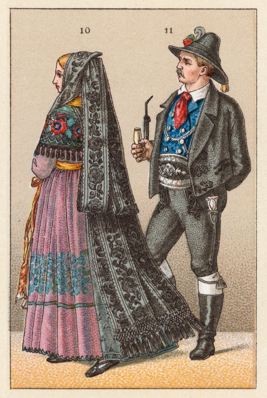 Traje de Tirol, Alemania de French School