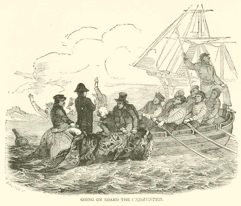 Embarcando en el Undaunted de French School