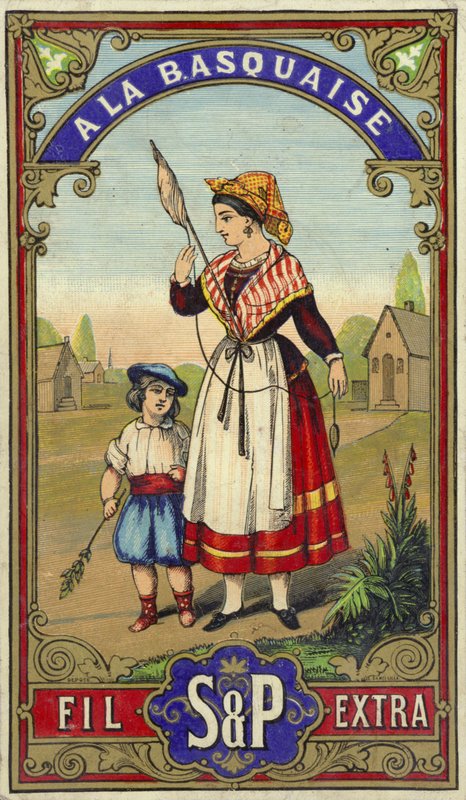 Gitana con niño de French School