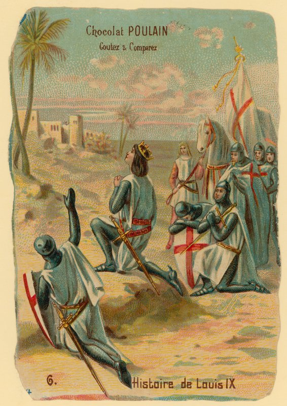 Historia de Luis IX de French School