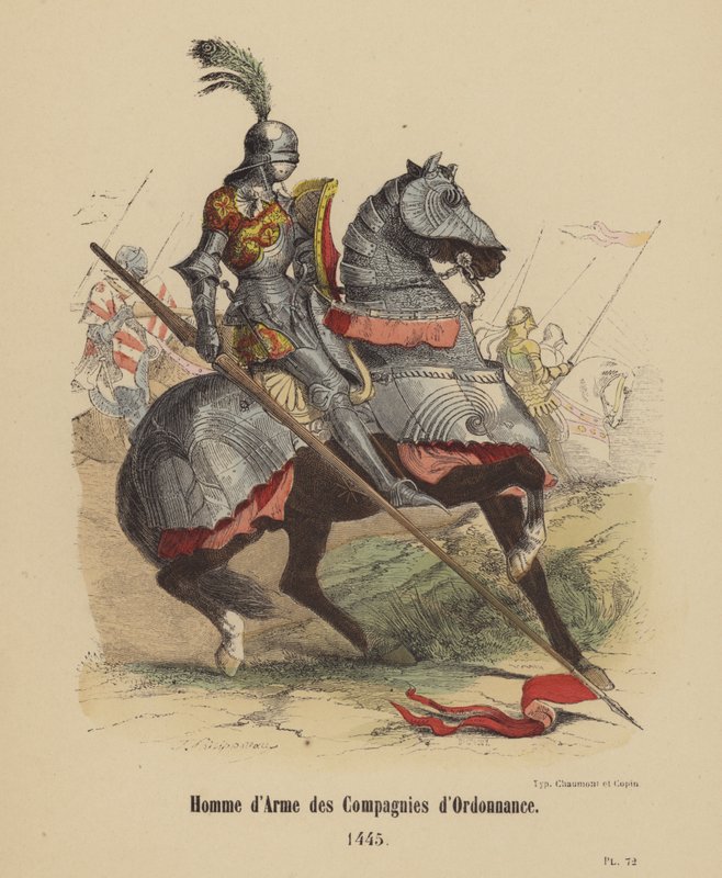 Hombre de armas de las Compañías de Ordenanza de French School