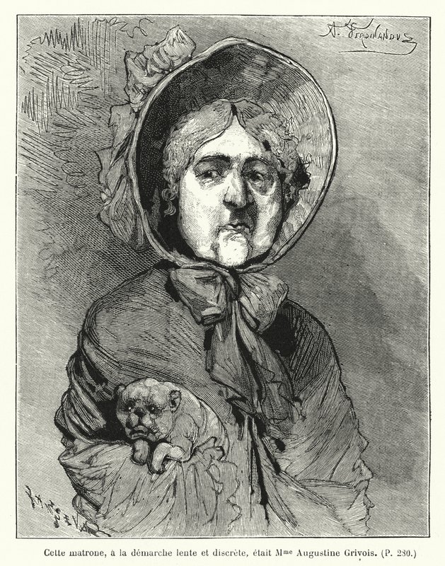 Ilustración para Le Juif Errant (grabado) de French School