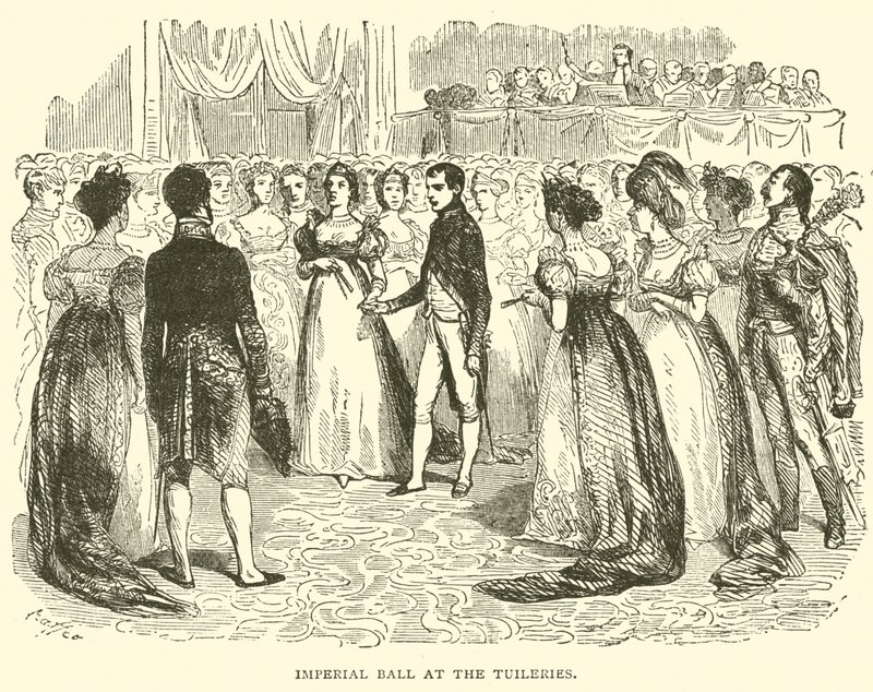 Baile imperial en las Tullerías de French School