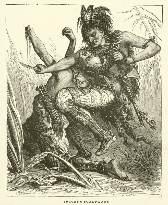 Indios scalpeadores de French School