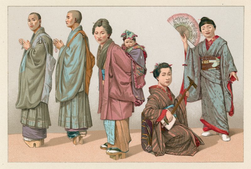 Traje japonés de French School