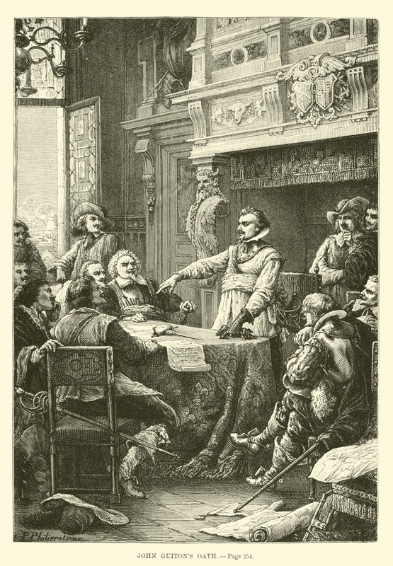 El juramento de John Guiton de French School