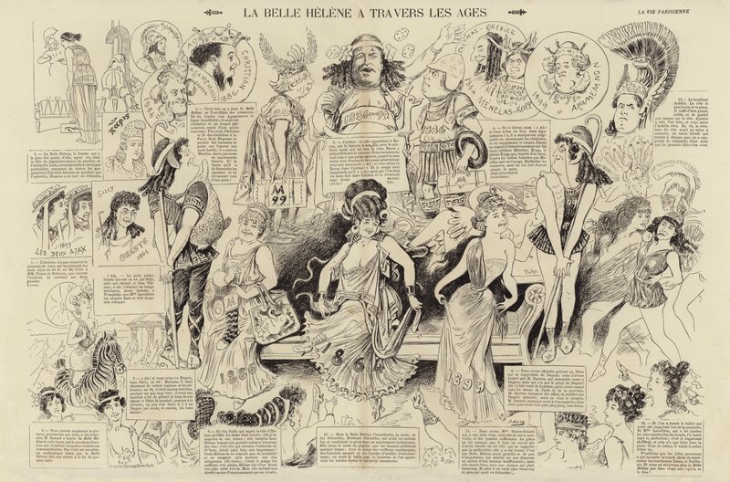 La Belle Helene a través de los siglos de French School