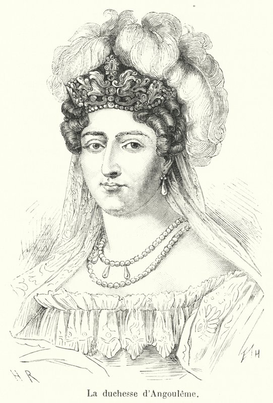 La duquesa de Angulema de French School