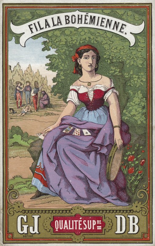 Etiqueta para hilo bohemio de French School