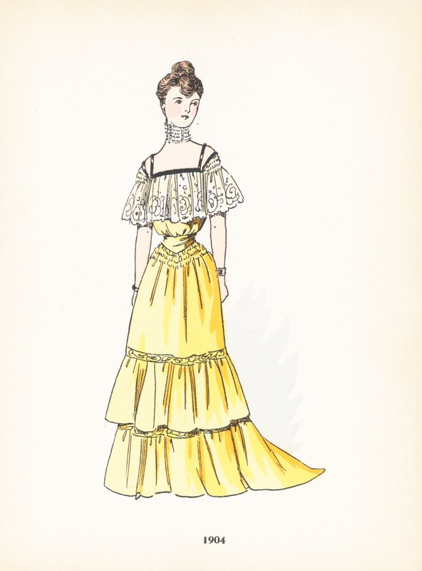 Moda femenina, 1904 de French School
