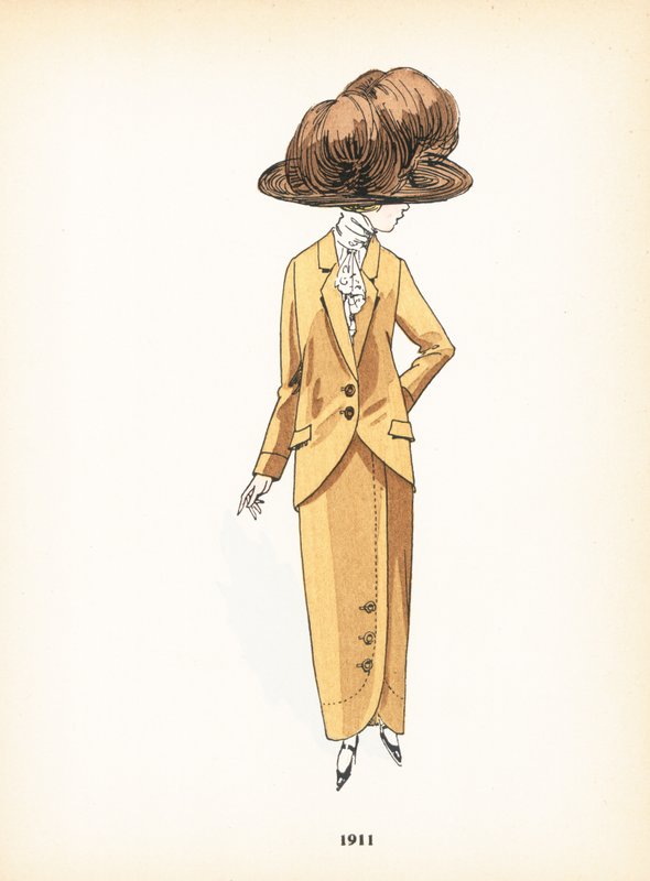 Moda femenina, 1911 de French School