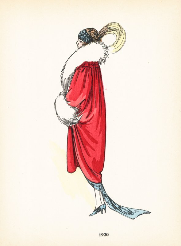 Moda femenina, 1920 de French School