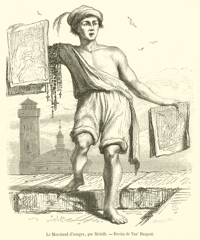 El vendedor de imágenes de French School