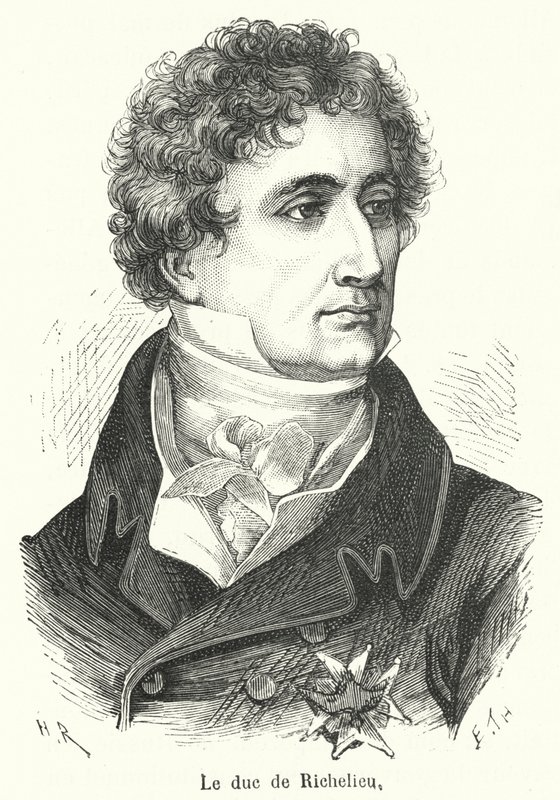 El duque de Richelieu de French School