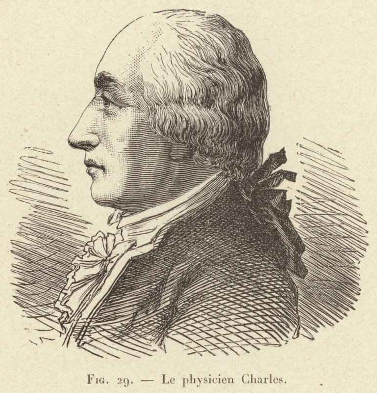 El físico Charles (grabado) de French School