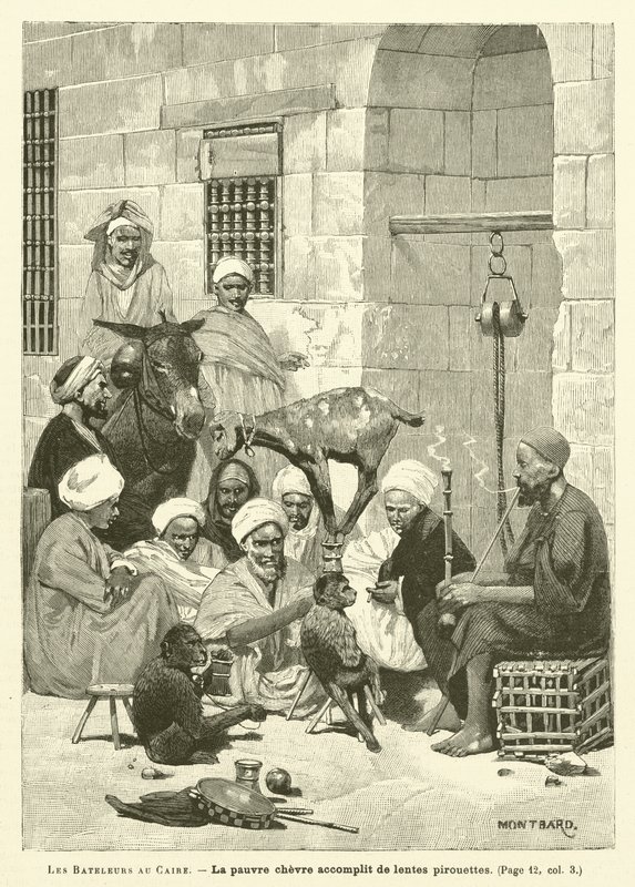 Los Saltimbanquis en El Cairo de French School